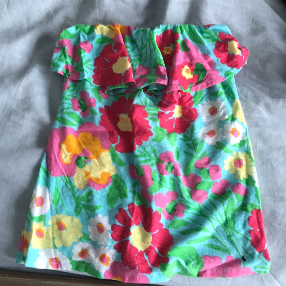 Lilly Pulitzer strapless top